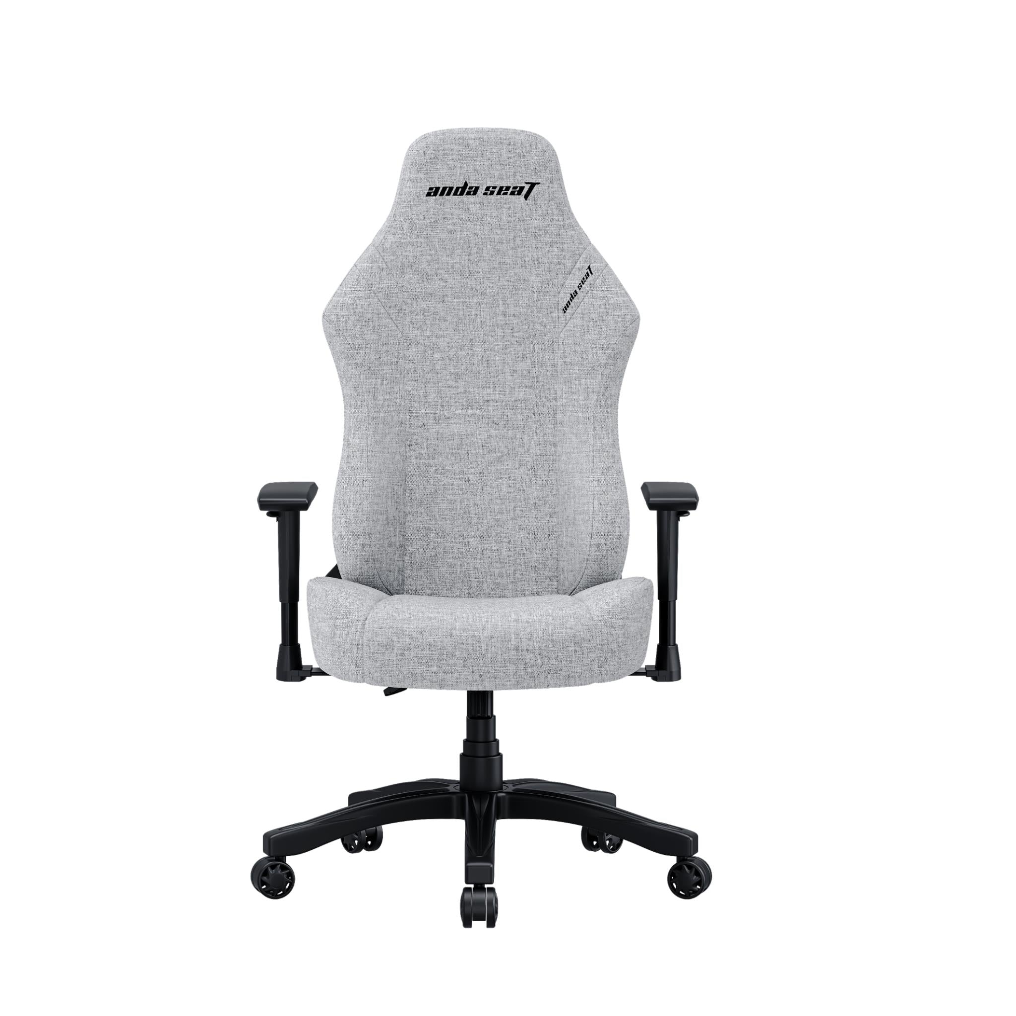 Anda Seat LUNA Fabric Gaming Chair - Ergonomic Office & PC Gaming Chair with Lumbar Support - Grey - Perfect for Home Office, Esports & Streaming Setup