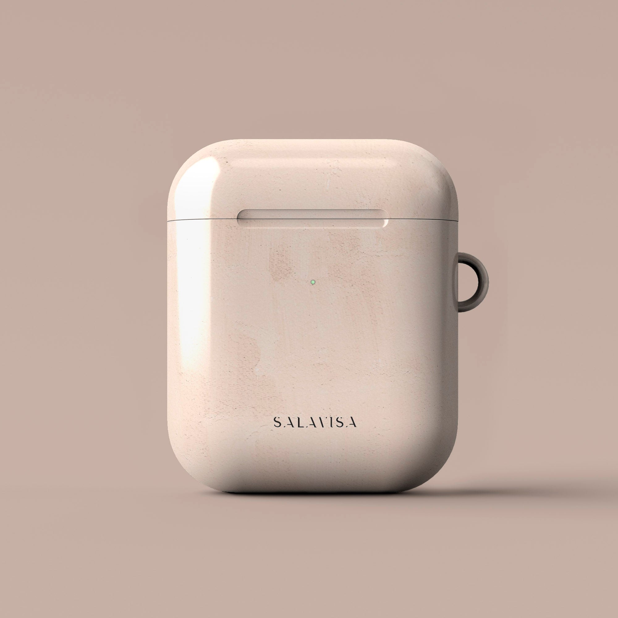 Rose Beige Clay AirPods Case - Protective Cover for AirPods 1/2/3/Pro - Soft Matte Finish with Secure Fit - Perfect for Workouts, Travel & Everyday Use