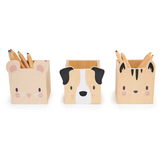 Cute Animal-Shaped Pencil Holders for Desk Organization - Perfect for Kids' School Supplies & Office Stationery Storage