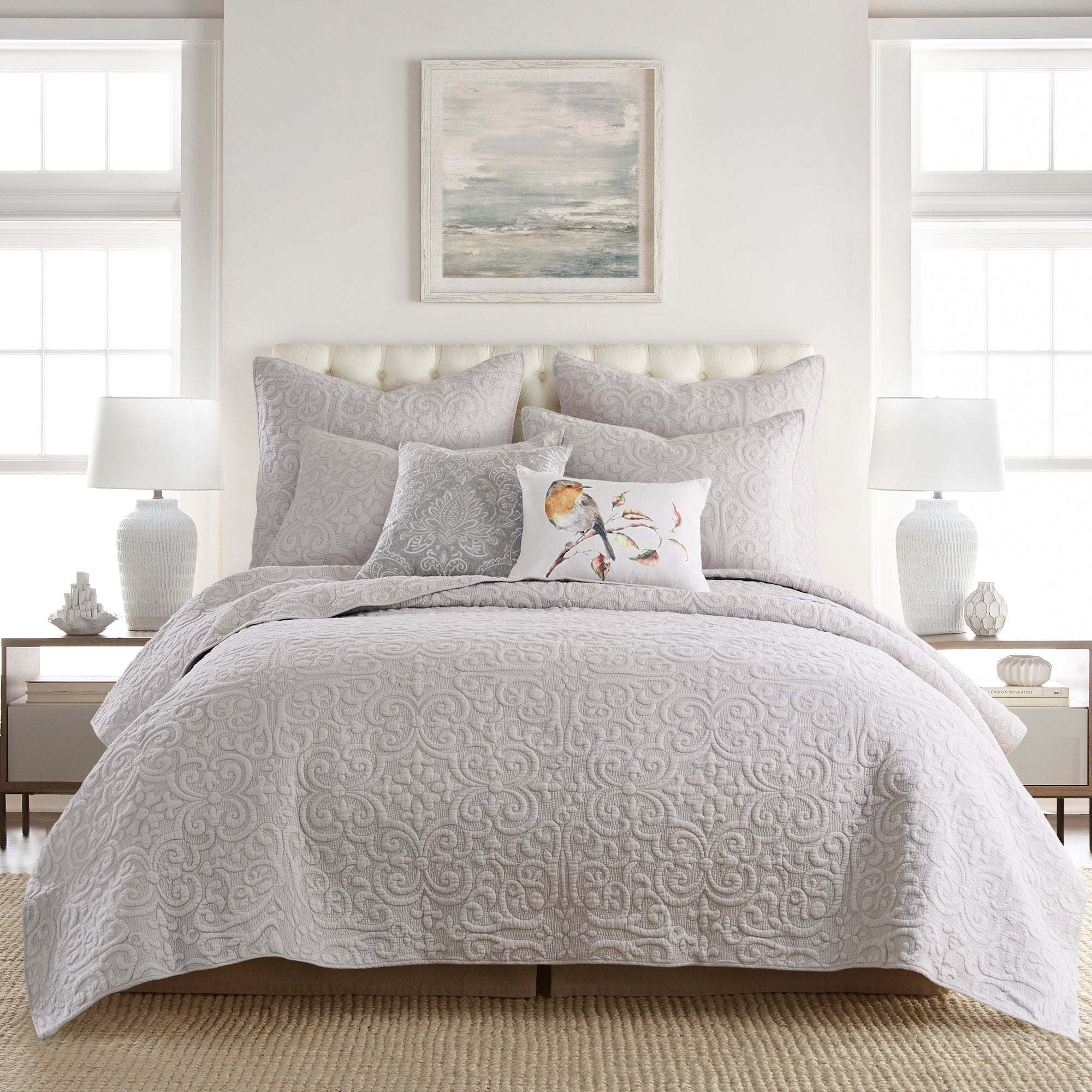 Sherbourne Stitch Quilt - Soft & Cozy Bedspread for All Seasons | Perfect for Bedroom, Guest Room, or Dorm Decor | Machine Washable & Wrinkle-Resistant