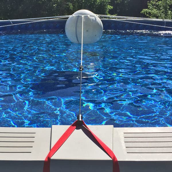 PoolTree System - Above Ground Pool Winter Cover Support for 18' Round Pools | Heavy Duty Pool Cover Support Pole | Prevents Snow Accumulation & Extends Pool Cover Life | Perfect for Winter Pool Protection in Cold Climates