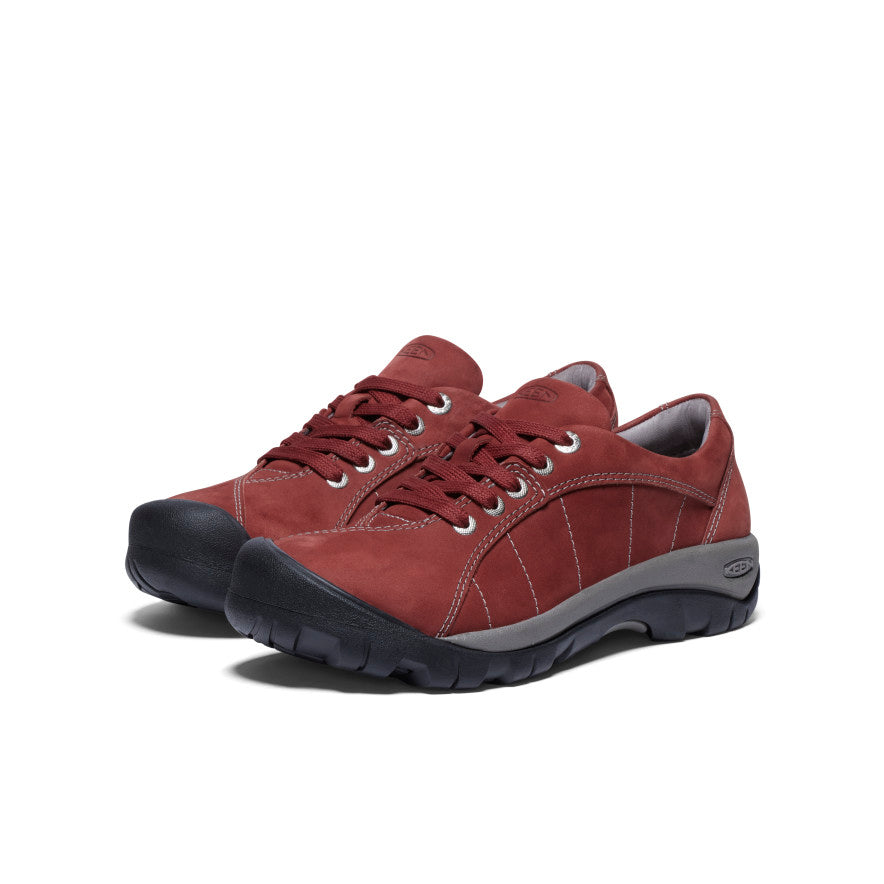 Women's Presidio Boots - Comfortable & Stylish Fired Brick Leather Boots for Casual Wear, Work & Outdoor Activities