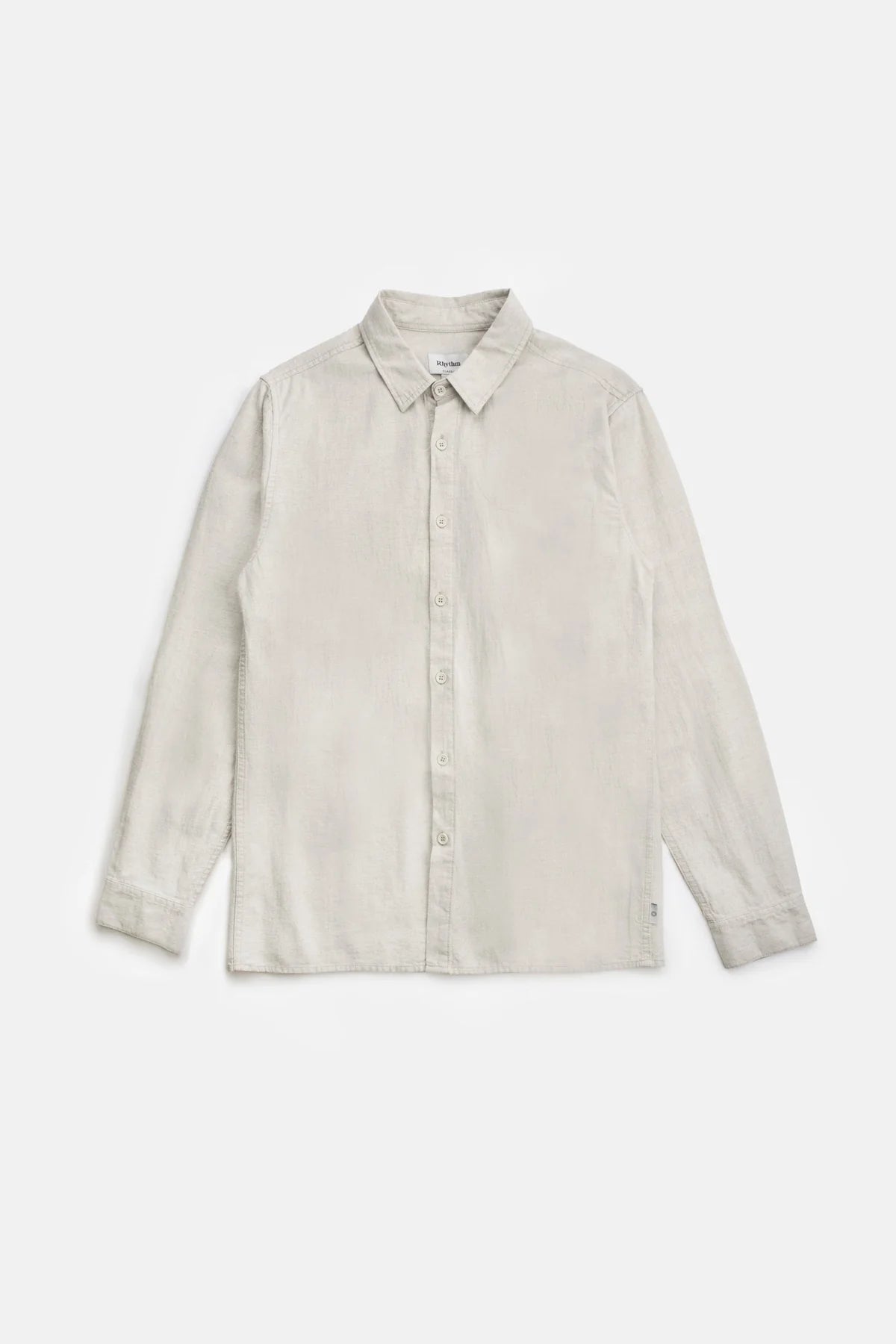 Classic Sand Linen Long Sleeve Shirt for Men - Breathable & Comfortable Casual Button Down Shirt for Office, Travel & Outdoor Activities