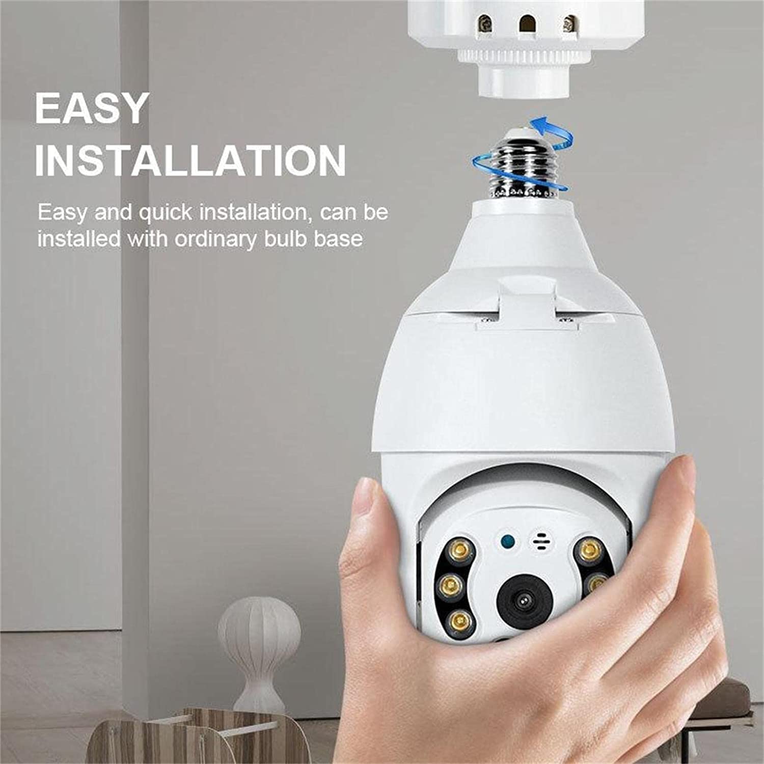 Edenn I Defend Camera - HD Security Camera with Night Vision, Motion Detection & Weatherproof Design for Home, Office & Outdoor Surveillance