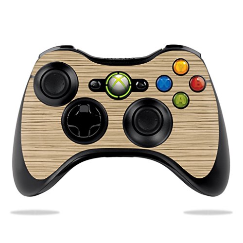 MightySkins Xbox 360 Controller Skin - Light Zebra Wood Design | Protective Vinyl Wrap Cover Sticker | Compatible with Microsoft Xbox 360 Gamepad | Perfect for Gaming, Collectors & Customization Enthusiasts