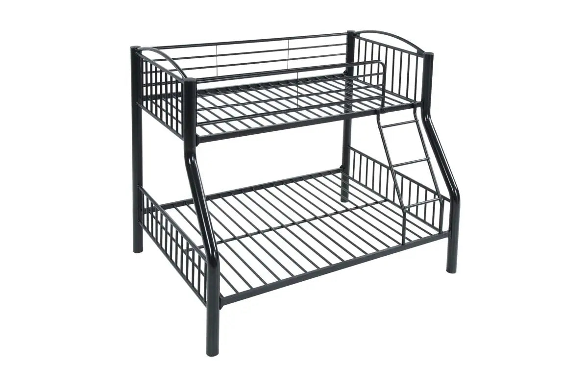 Beckett Twin Over Twin Bunk Bed B2021 - Space-Saving Kids Bunk Bed for Small Rooms, Sleepovers & Shared Bedrooms - Sturdy Wooden Frame with Safety Rails & Ladder