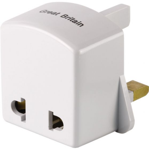 UK Non-Grounded Travel Adapter Plug - Universal Power Converter for Europe, Asia, Africa - Perfect for Laptops, Phones & Small Appliances While Traveling Abroad
