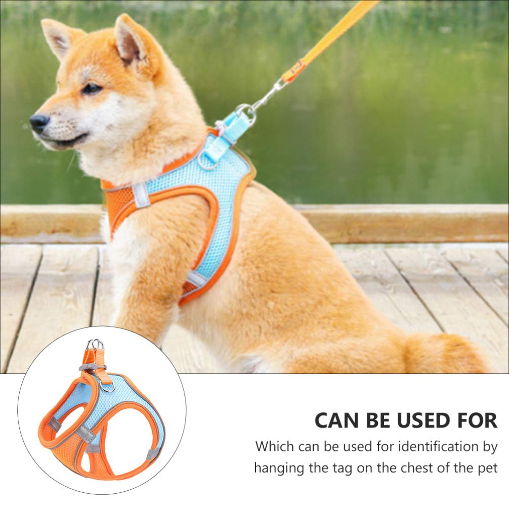 Balacoo Heavy Duty Adjustable Dog Harness & Leash Set for Large Dogs - Service Dog Vest with Rope Cloth Design - Perfect for Outdoor Adventures, Training, and Daily Walks