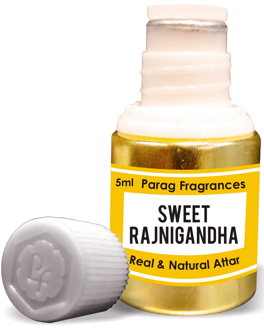 Parag Fragrances Sweet Rajnigandha Attar 5ml - Alcohol-Free Long Lasting Perfume Oil for Men & Women | Perfect for Daily Wear, Religious Ceremonies & Special Occasions