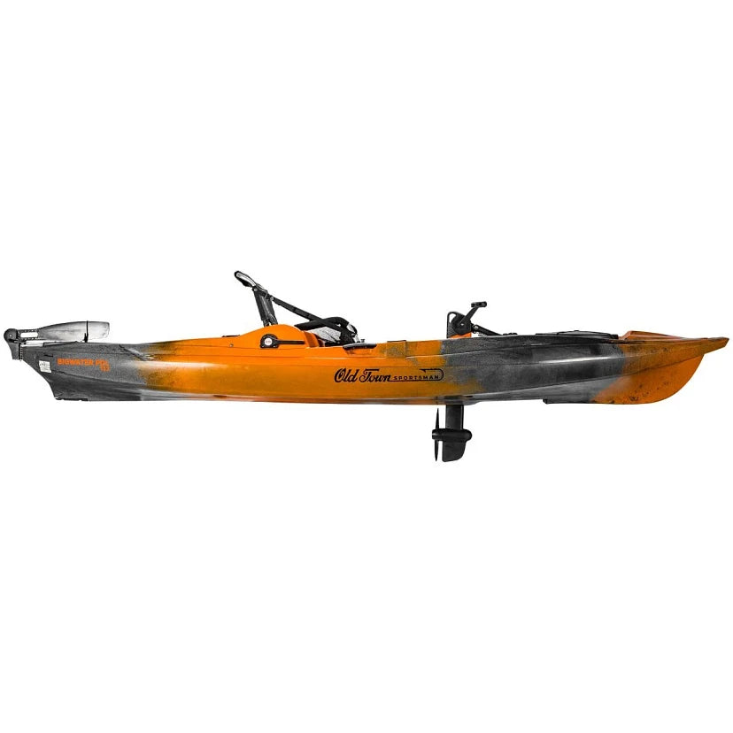 Old Town Sportsman BigWater PDL 132 Fishing Kayak - Pedal Drive System for Saltwater & Freshwater - Stable & Durable for Anglers - Perfect for Offshore, Inshore, and River Fishing Adventures