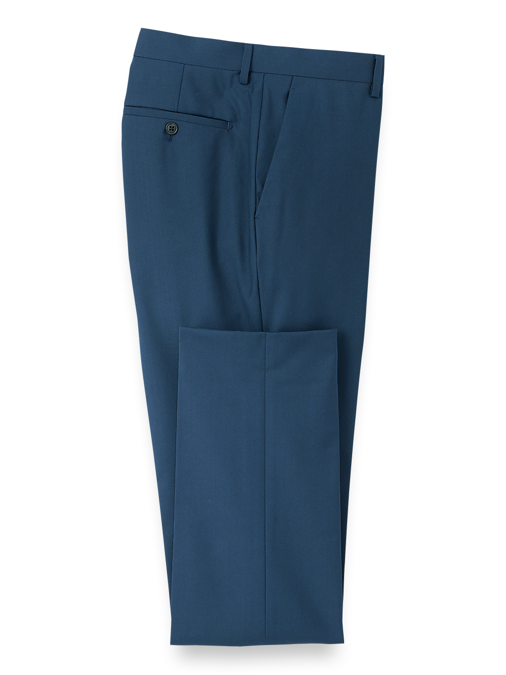 Stylish Travel Flat Front Pants for Men - Navy Blue Comfortable Chinos for Business Casual & Vacation | Perfect for Work, Travel & Everyday Wear