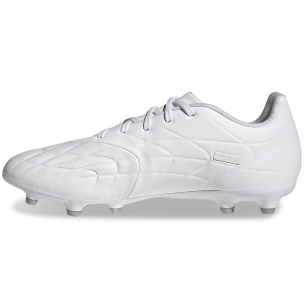adidas Copa Pure.3 Firm Ground Soccer Cleats - White/White - Men's Football Shoes for Firm Natural Grass Surfaces - Perfect for Matches & Training Sessions