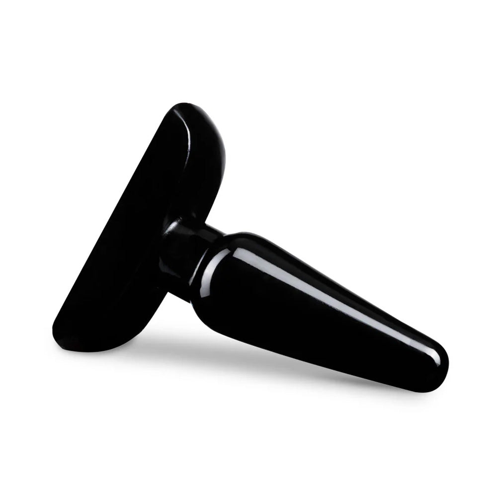 Anal Adventures PVC Basic Butt Plug - Small Size for Beginners | Comfortable & Safe Anal Play for Couples & Solo Use