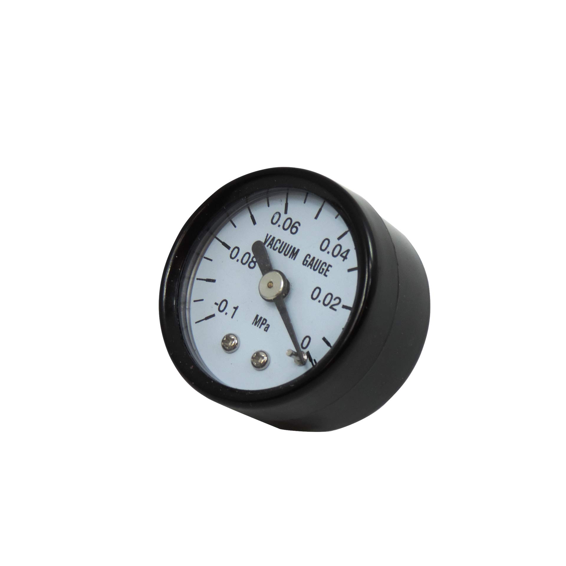 Horizontal Dry Universal Vacuum Air Pressure Gauge, 40MM Diameter, -0.1-0 MPa Range, M10*1 Thread, Ideal for HVAC and Industrial Applications