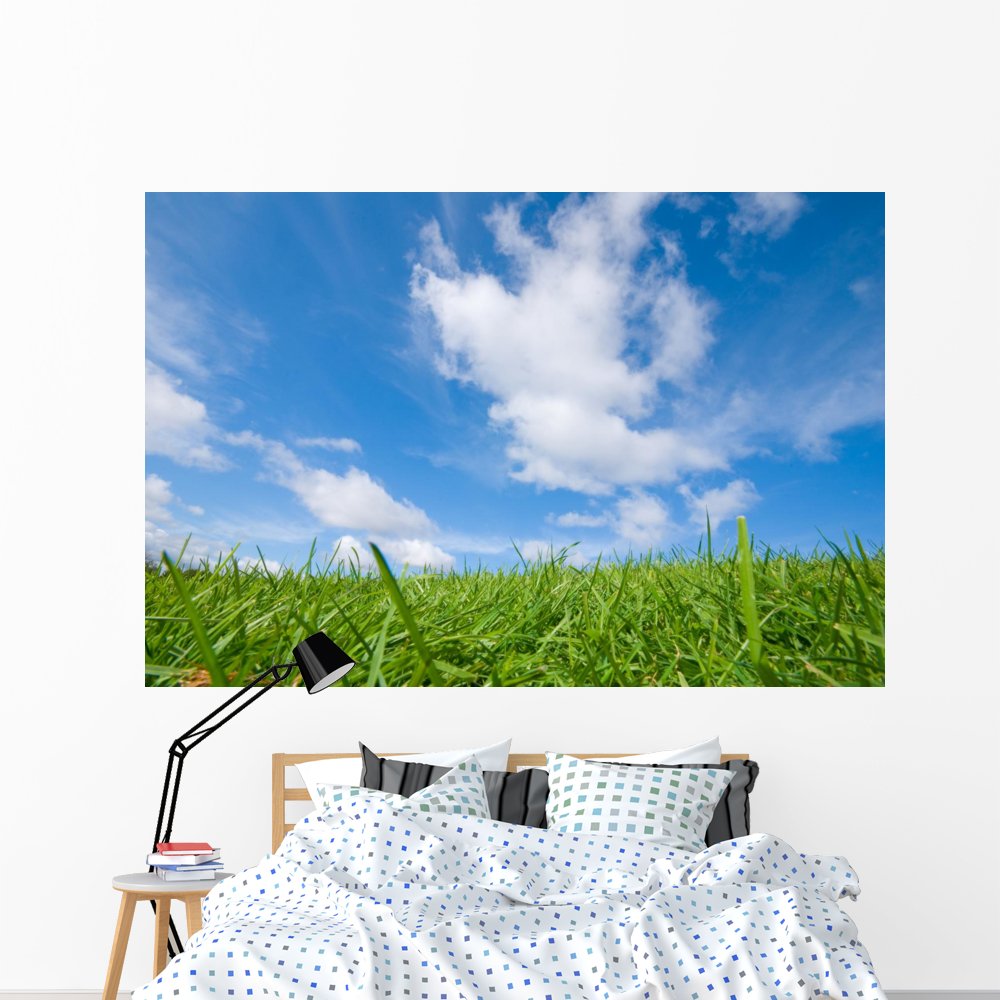 Wallmonkeys WM332535 Grassland Landscape Peel and Stick Wall Decal - 72