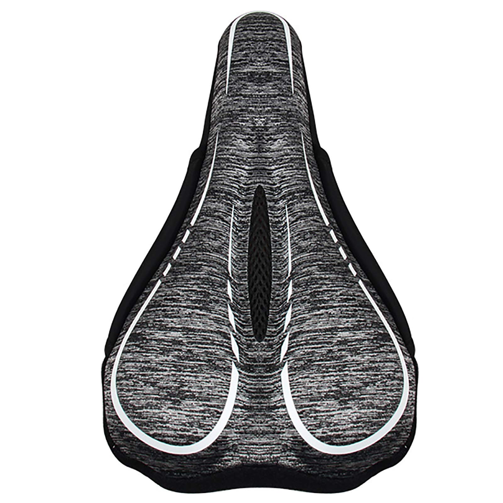 Comfortable Soft Bicycle Saddle Cover for Mountain & Road Bikes - Thickened Cycling Seat Cushion (White, 29x18x4.5cm) - Perfect for Long Rides, Commuting & Outdoor Adventures