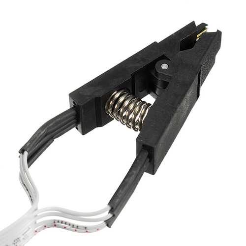5pcs SOP8 SOIC8 Test Clip with Cable for EEPROM 93CXX/25CXX/24CXX - Perfect for BIOS Chip Programming and Memory Module Testing
