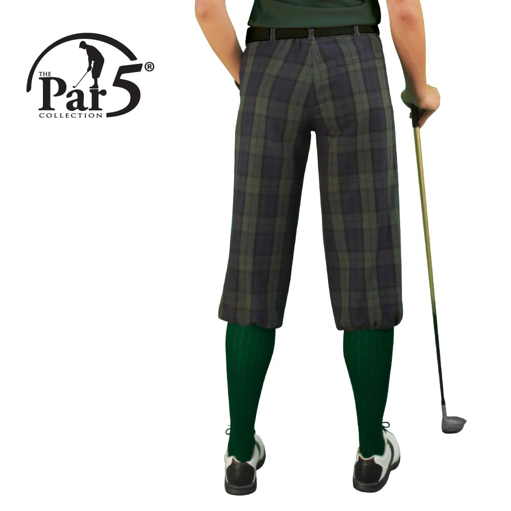 Plaid Women's 'Par 5' Golf Skirt - Classic Black Watch Tartan Pattern | Perfect for Golf Outings, Country Club Events & Casual Wear