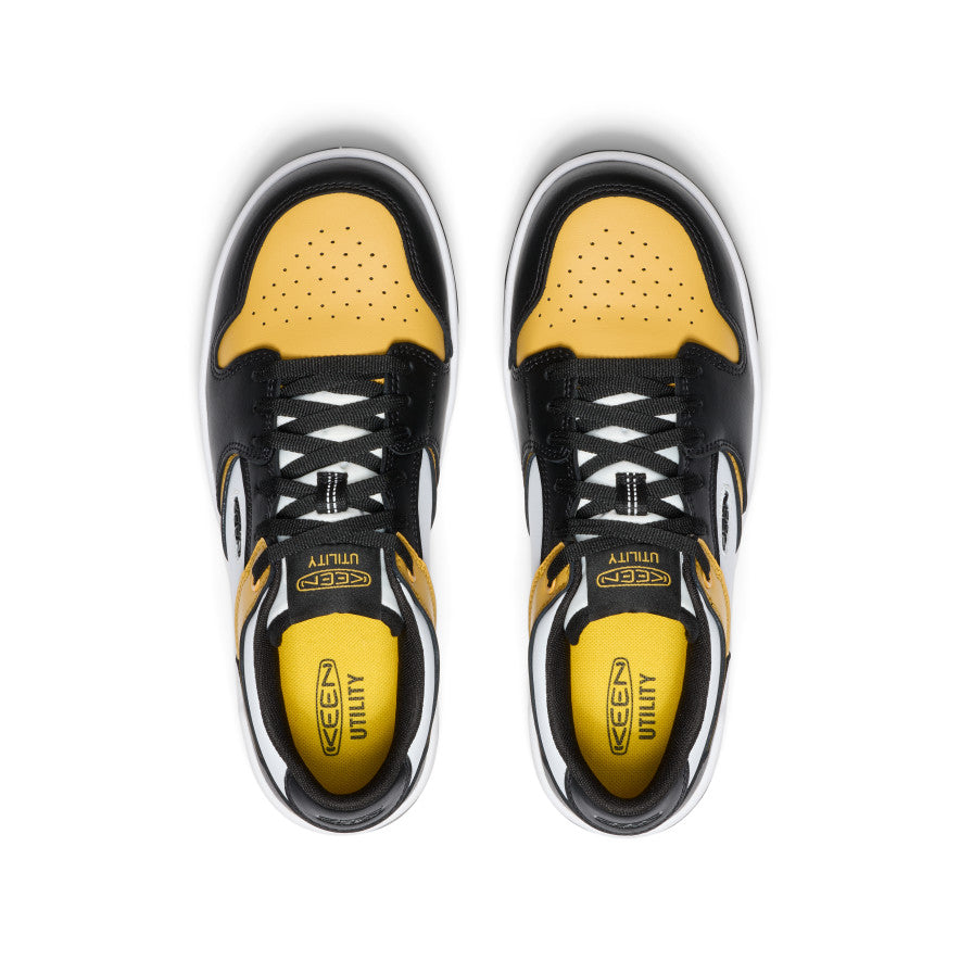 Men's Overton Carbon Toe Work Shoes - Golden Spice/Black - Slip-Resistant Safety Boots for Construction & Industrial Work