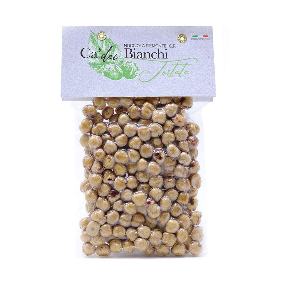 Roasted Noisette Piemont IGP Vacuum-Sealed 200g - Premium Italian Hazelnuts for Baking, Snacking & Gourmet Recipes
