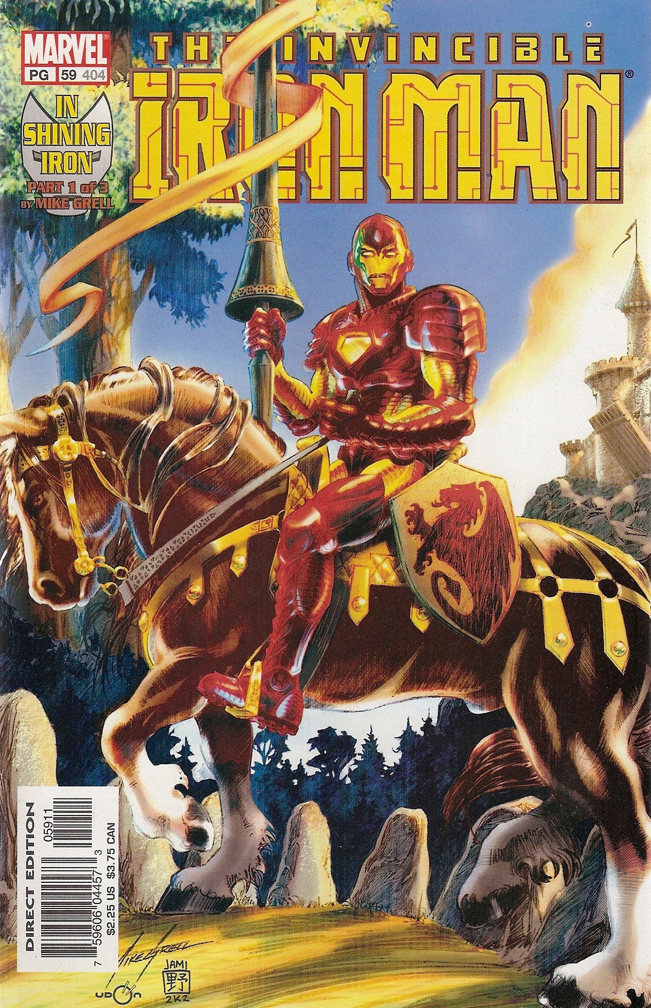 Invincible Iron Man #59 Comic Book - Marvel Superhero Story (In Shining Iron Part 1 of 3, Vol 3) | Collectible Edition for Marvel Fans & Comic Book Enthusiasts | Perfect for Display, Gifts, and Superhero Collections