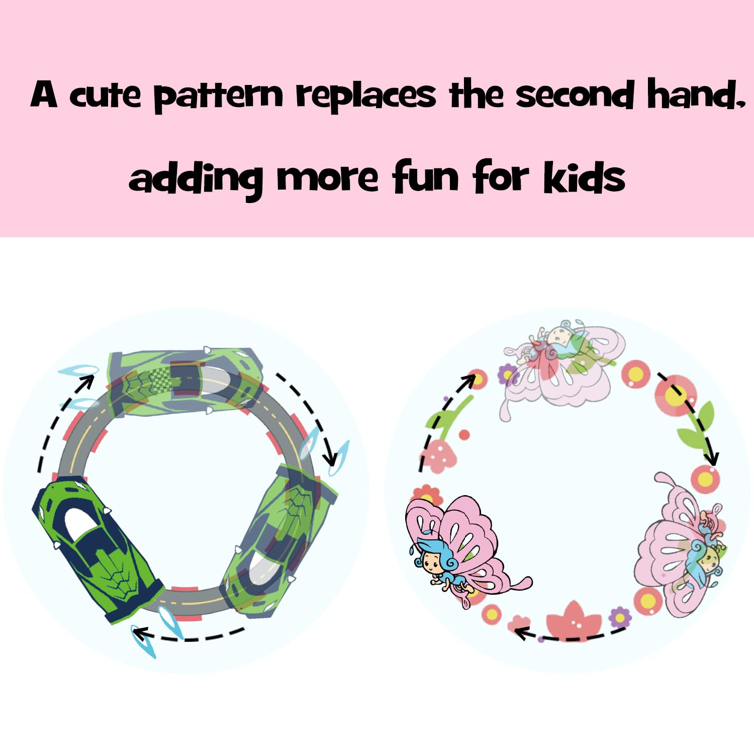 ManChDa Kids Learning Analog Watch for Boys & Girls - Time Teaching Watch for Children Ages 8-12 - Perfect for School, Daily Wear & Time Telling Practice