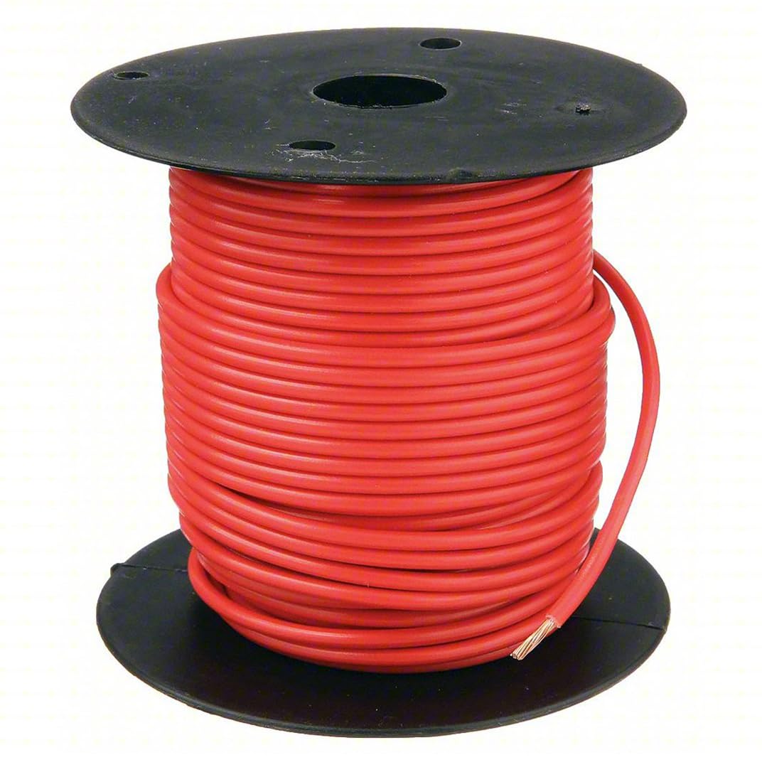 Sherco Auto USA - 12 Gauge Primary Automotive Cable Wire (500 FT Spool) - 100% Copper Electrical Wire for Cars, Trucks & RVs - Made in USA - Perfect for Wiring Harnesses, Battery Cables & Electrical Repairs