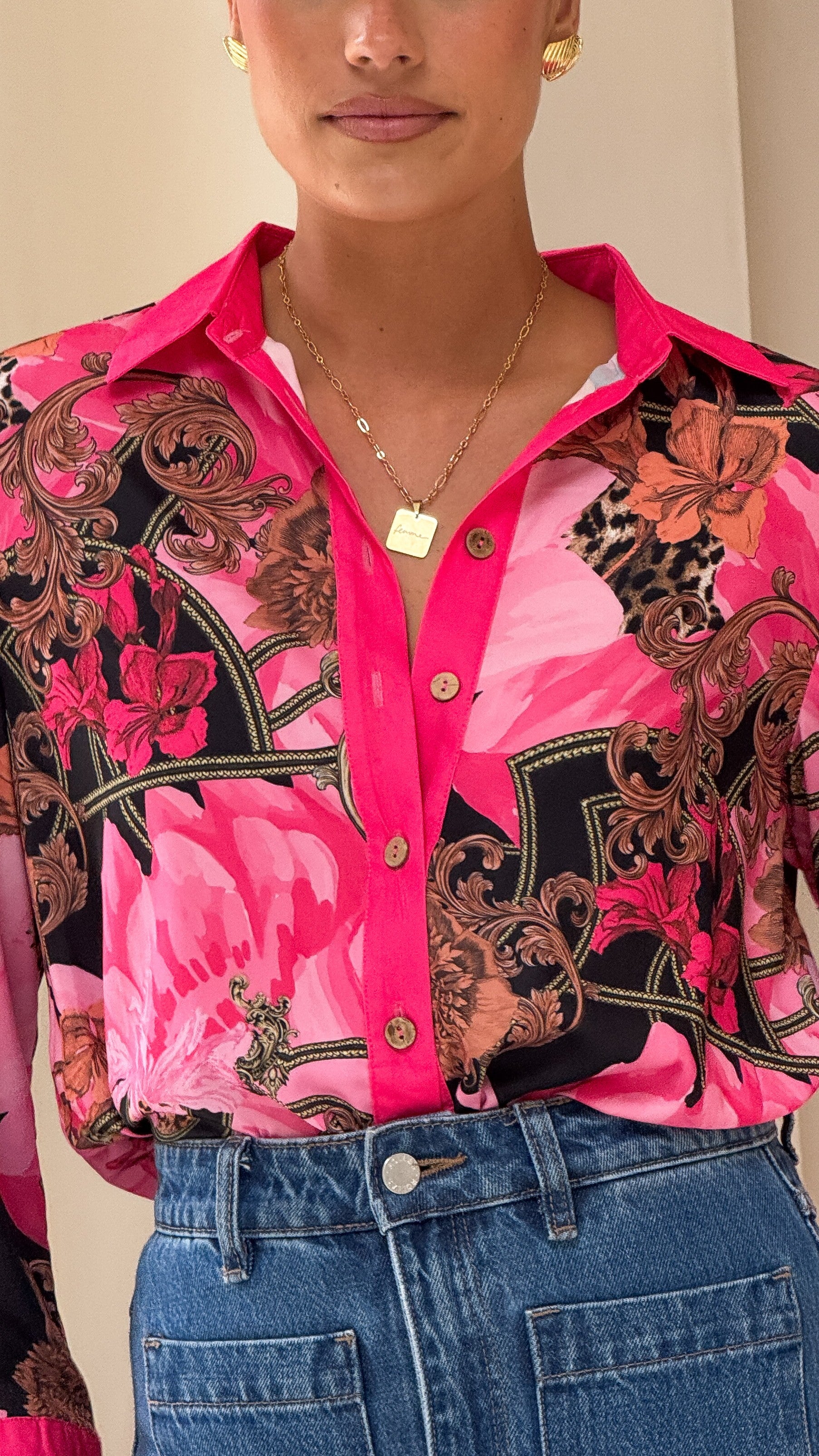 Lucinda Shirt for Women - Soft Pink Cotton Blouse for Casual & Office Wear | Elegant Tops for Everyday Style & Professional Outfits