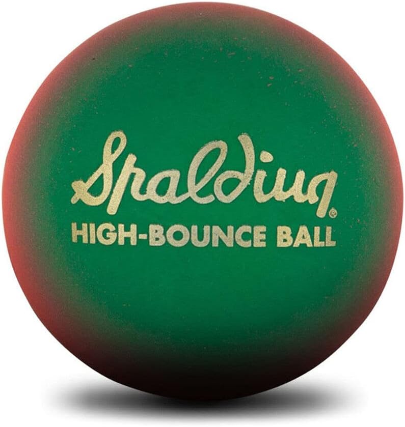 Spalding Tie Dye High Bounce Ball - Multi-Color Playground & Gym Bouncing Ball for Kids Outdoor Games, Sports Training, and School Recess Activities