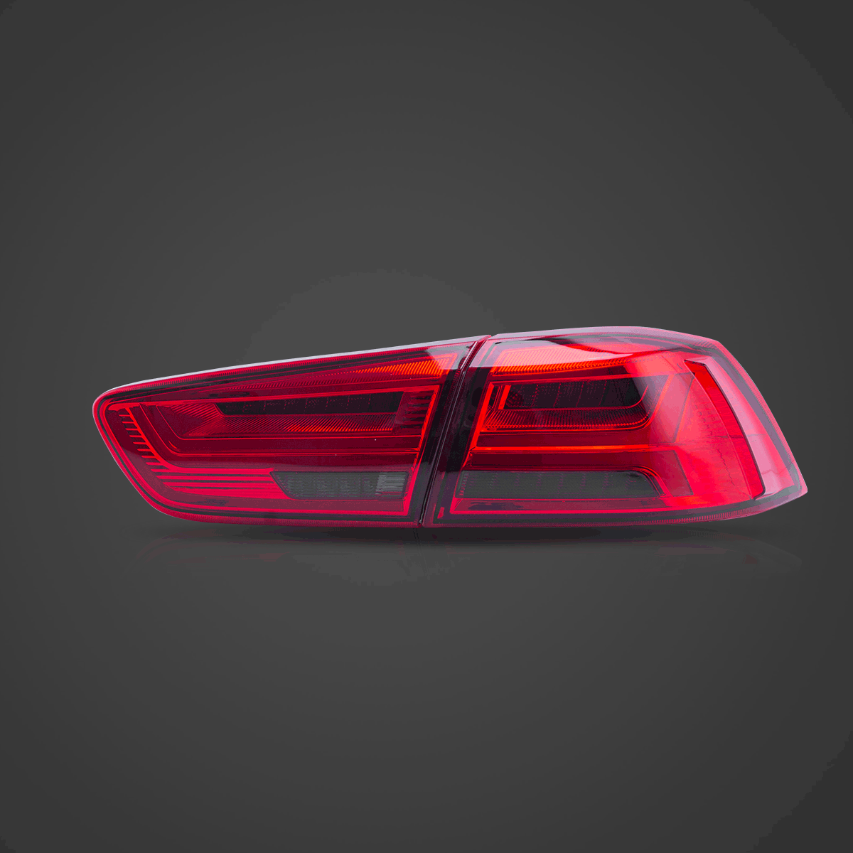 LED Tail Light Assembly with Sequential Turn Signal for 2008-2017 Mitsubishi Lancer & EVO X - Upgrade Your Car's Style & Safety for Night Driving & Custom Look