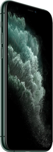 Unlocked iPhone 11 Pro Max 64GB Midnight Green - No Face ID | Eco-Friendly Smartphone for Work, Travel & Entertainment