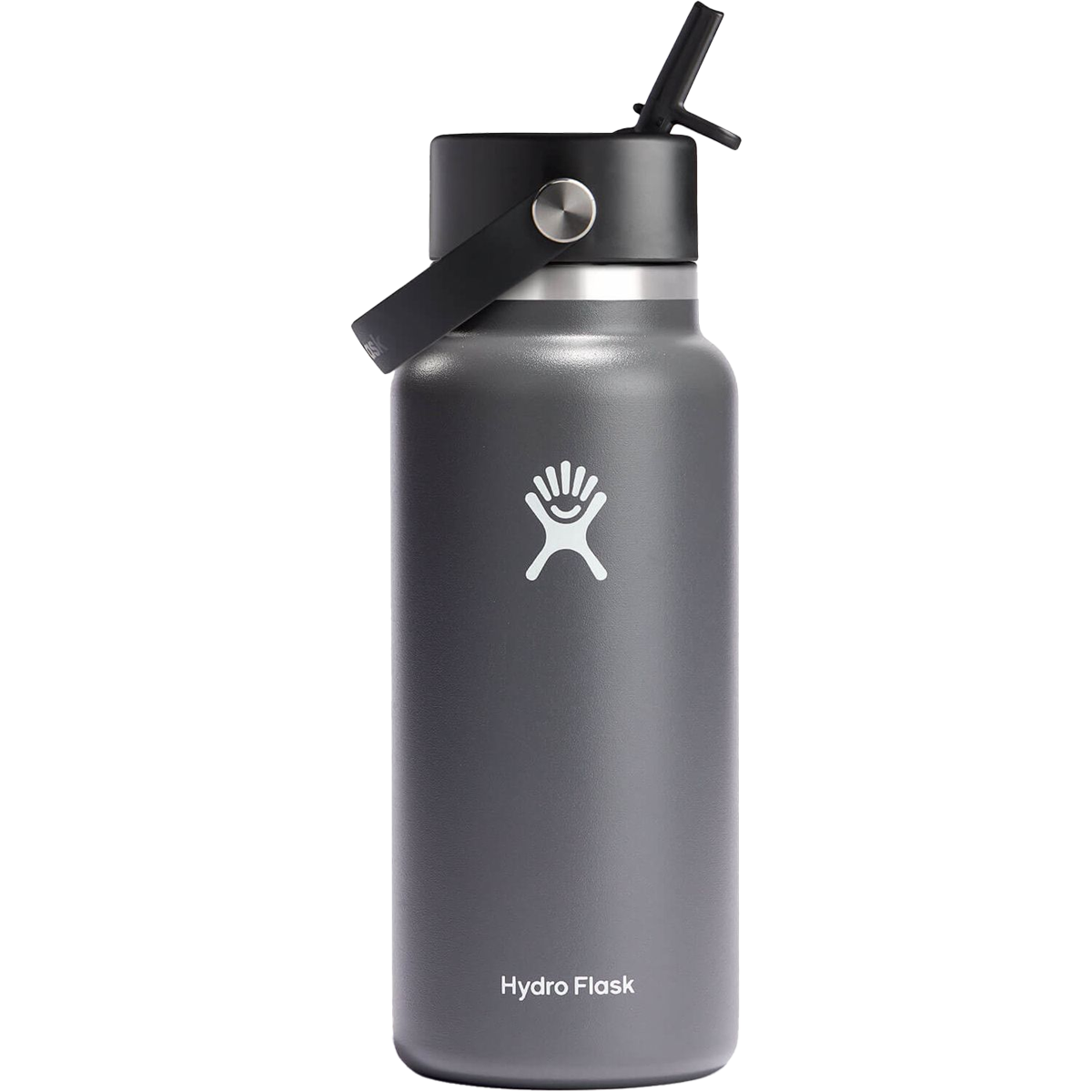 32 oz Wide Mouth Water Bottle with Flex Straw Lid - Leak Proof, BPA Free, Ideal for Gym, Hiking & Outdoor Activities