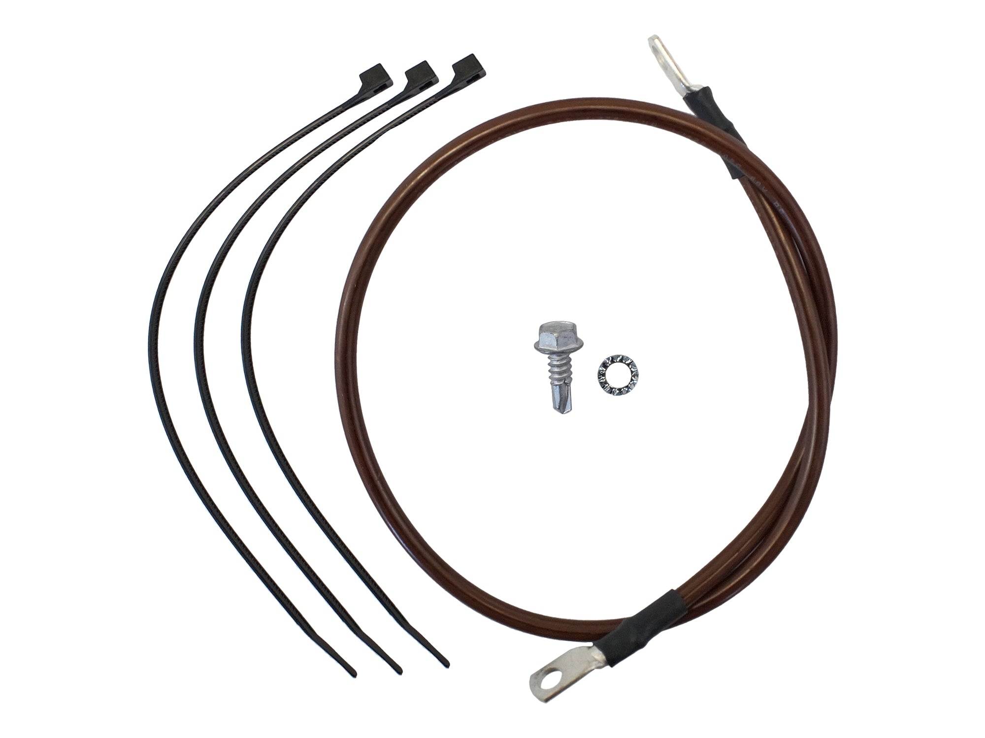 High-Quality Ground Strap Kit for Radiator Fan & Engine - Reliable Electrical Grounding Solution for Automotive Repair & DIY Projects