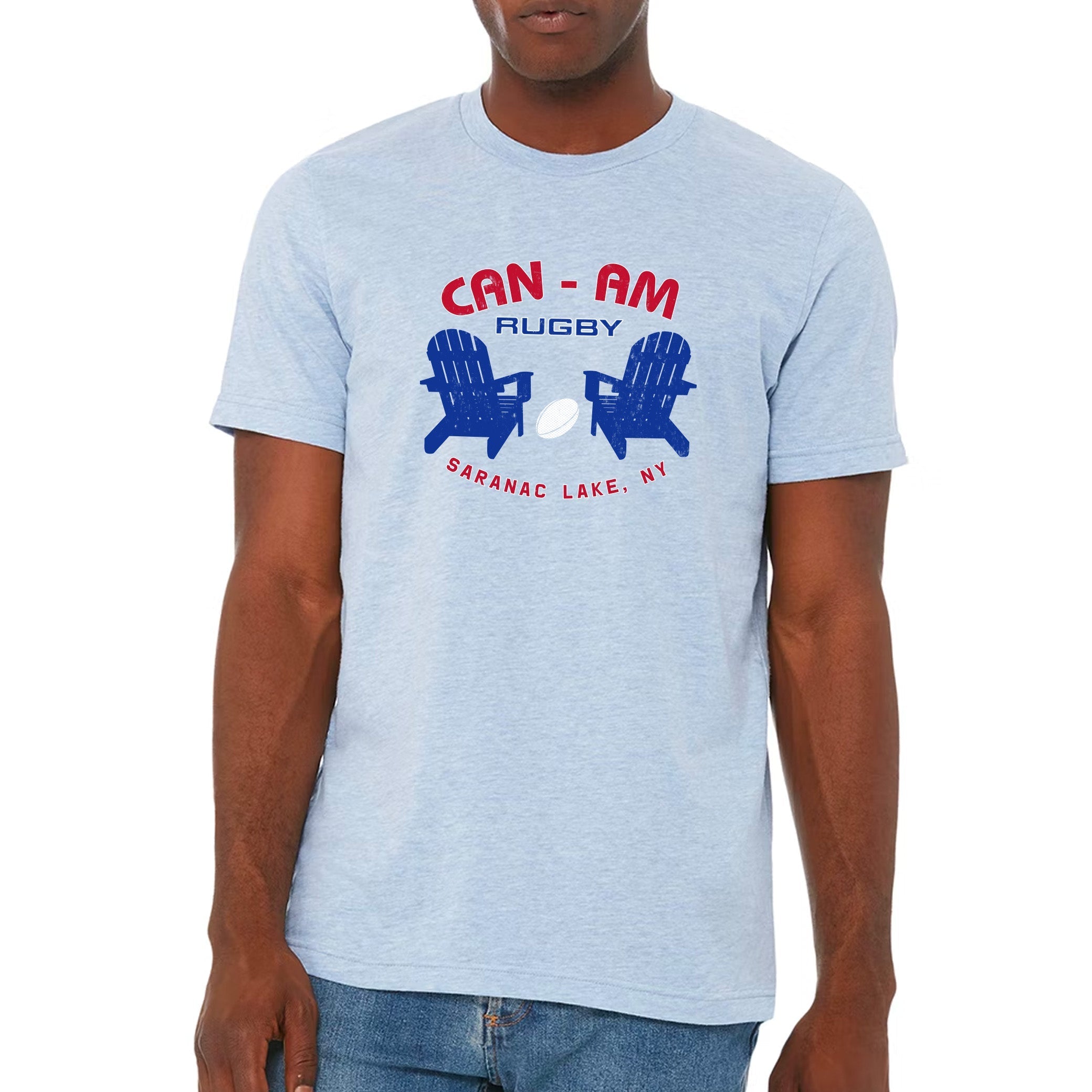 Can Am Adirondack Chairs T-Shirt - Comfortable Cotton Tee for Outdoor Enthusiasts - Perfect for Camping, Backyard Relaxation & Summer Adventures