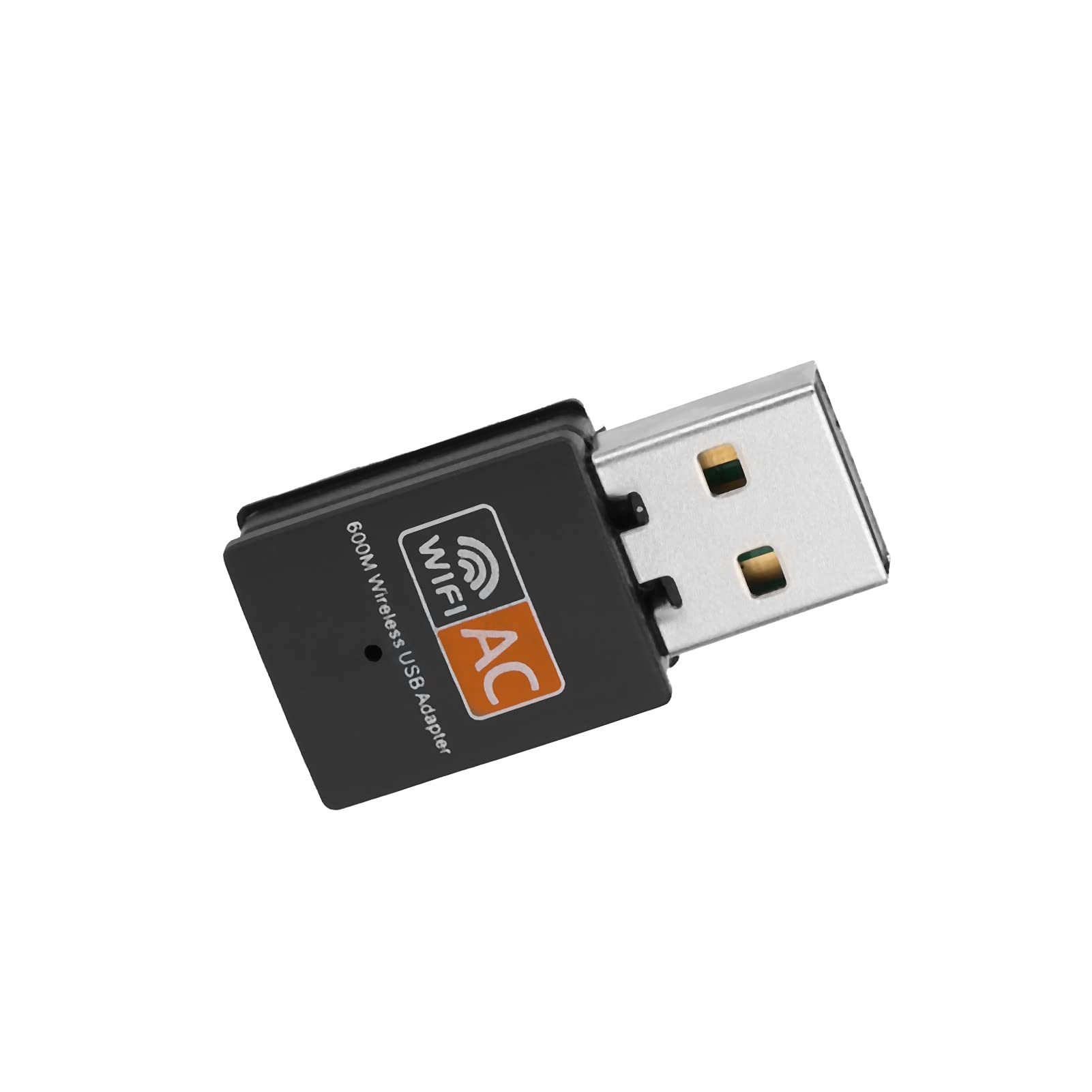 Zunate 600Mbps Dual Band USB WiFi Adapter for PC Laptop - Black | Fast 2.4G/5G for Gaming Streaming