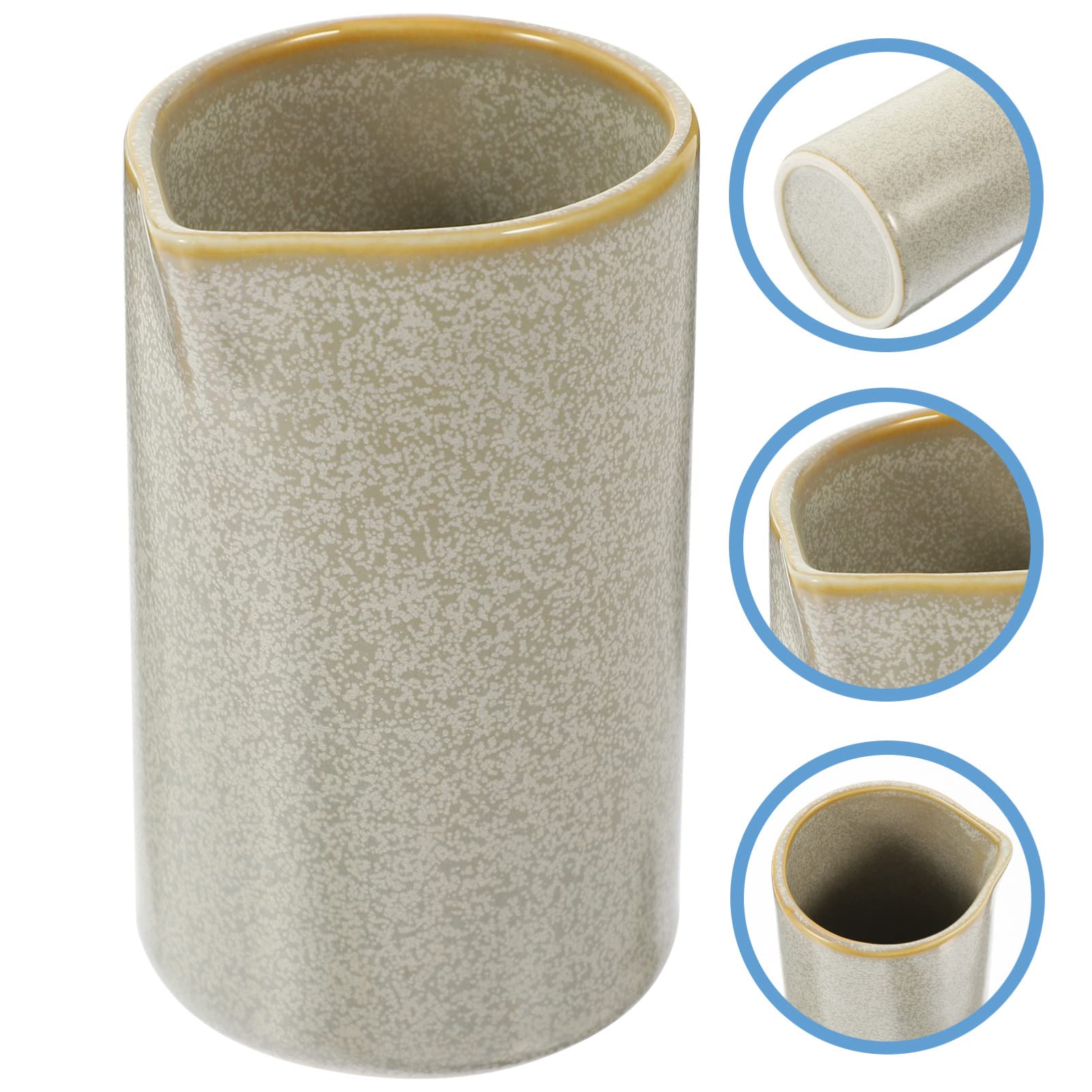 Premium Ceramic Coffee Creamer Pitcher - Porcelain Milk Jug for Tea & Coffee - Elegant Serving Pitcher for Milk, Cream, Gravy & Sauces - Perfect Housewarming Gift for Tea & Coffee Lovers - Ideal for Breakfast, Afternoon Tea & Dinner Parties