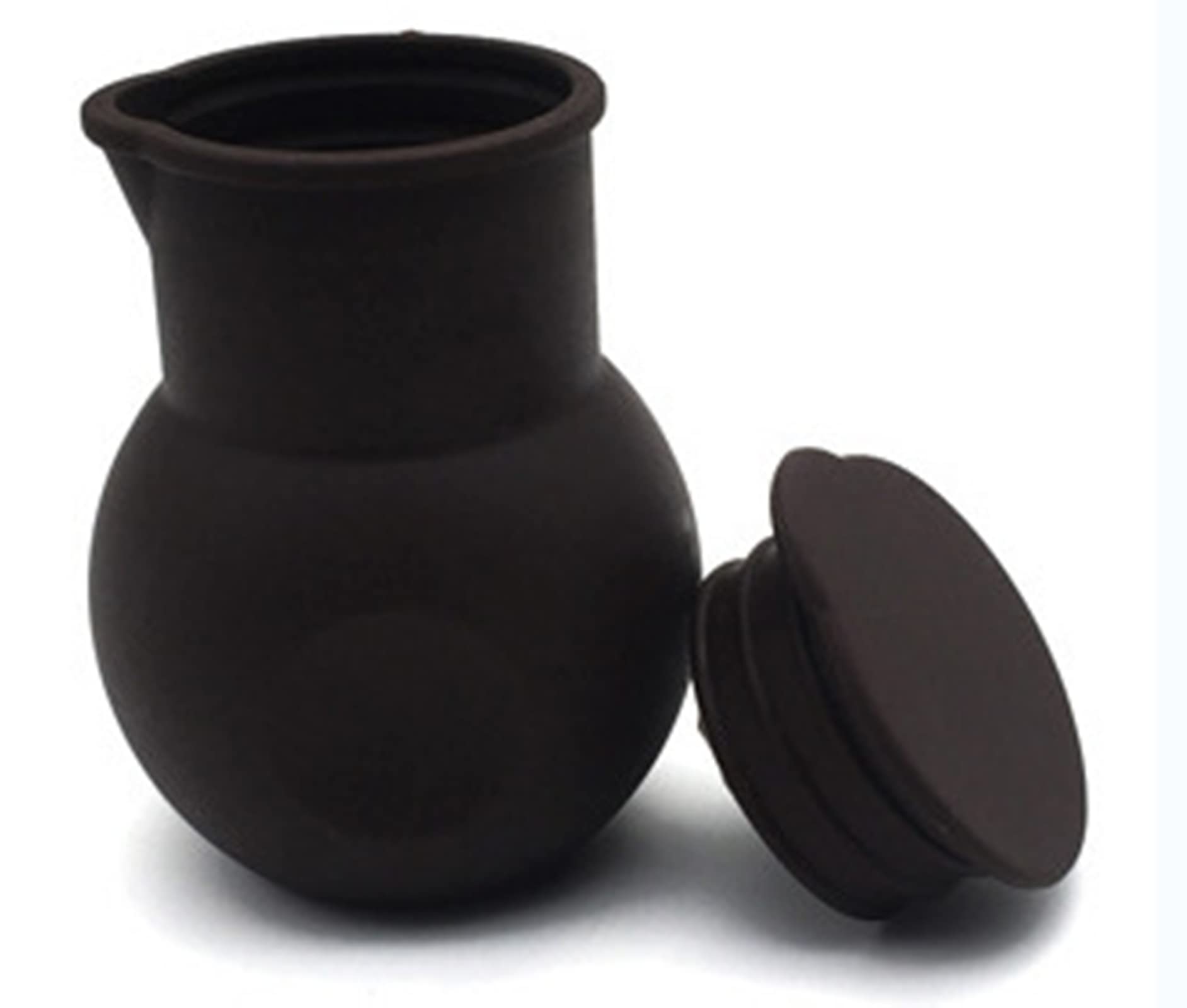 3-Piece Silicone Chocolate Melting Pot Set - Microwave Safe Butter & Sauce Warmer - Baking & Candy Making Pouring Tools (Black) - Perfect for DIY Desserts, Cake Decorating & Hot Chocolate Preparation