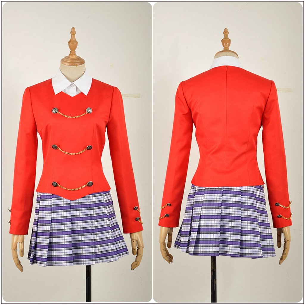 Heathers The Musical Costume - Yejue Veronica Sawyer Stage School Dress for Cosplay & Theater Performances