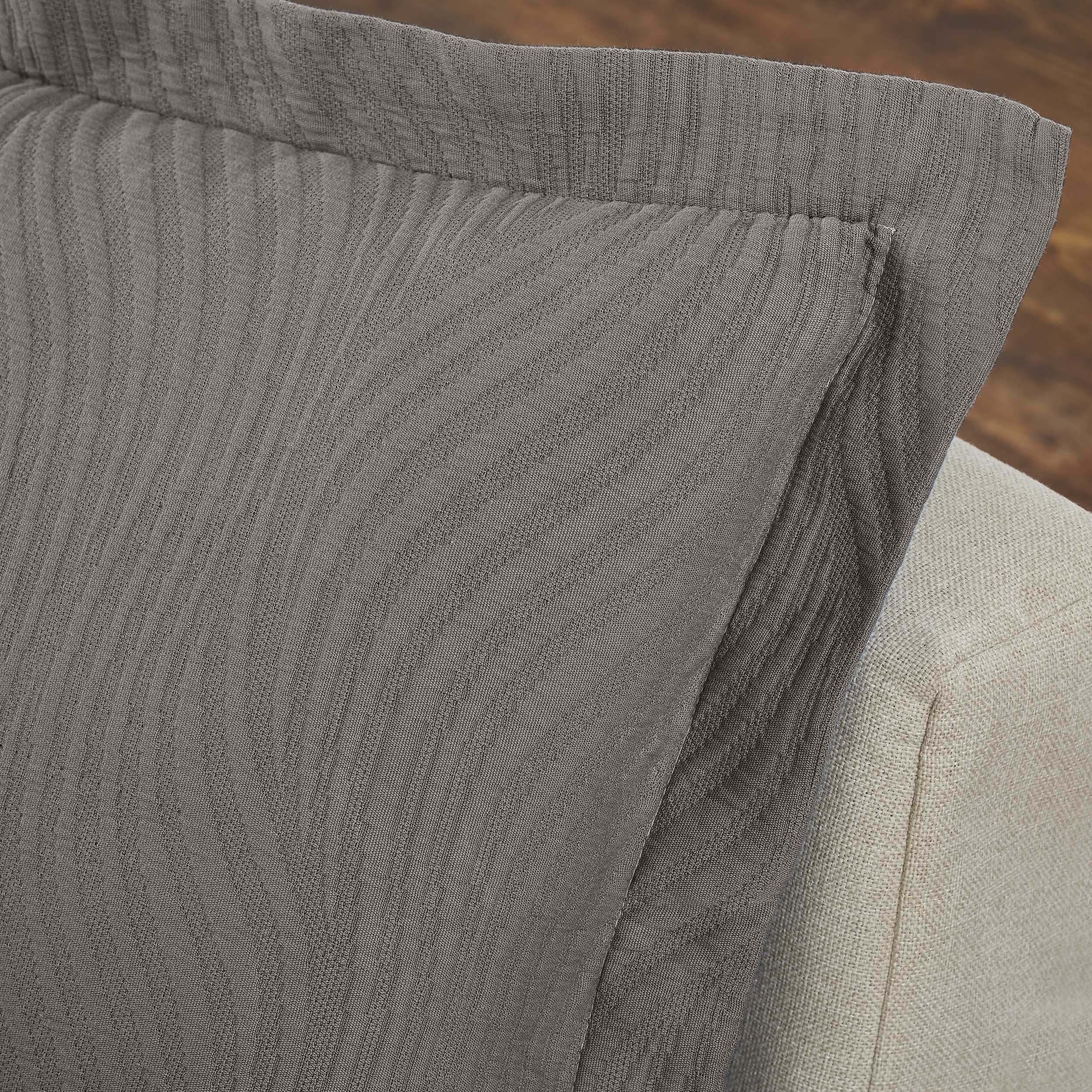 Luxury Cascade Cotton Jacquard Matelassé 3-Piece Bedspread Set - Queen Size Bedding with Elegant Textured Design for Master Bedroom & Guest Room Decor