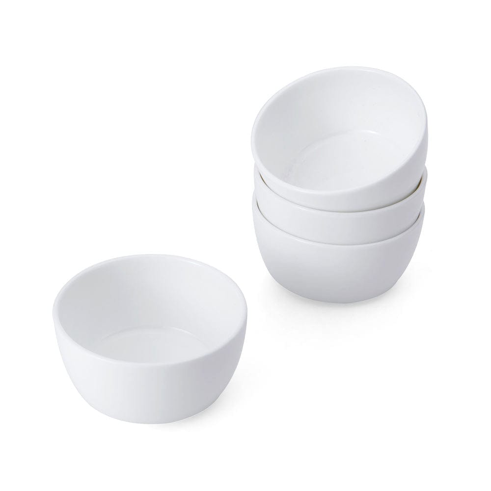 Sloane Set of 4 Fruit Bowls - Premium Ceramic Serving Bowls for Fruits, Snacks, Salads | Perfect for Kitchen, Dining Table, Party Serving & Home Decor