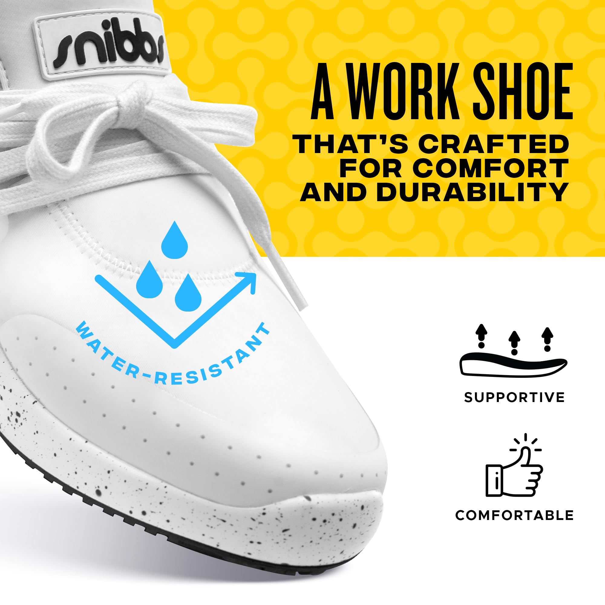 Spacecloud Non-Slip Work Shoes for Kitchen & Chef - Slip Resistant Safety Shoes for Restaurant, Hospital & Food Service Professionals