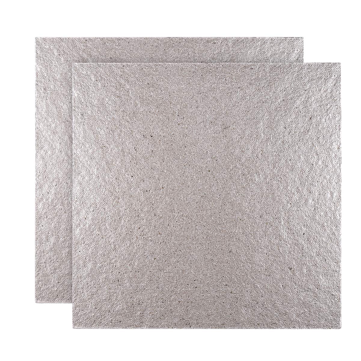 2 Pack Microwave Mica Plates - Replacement Oven Parts for Microwave Repair - Heat Resistant & Durable Accessories - Perfect for Home Kitchen & Commercial Use