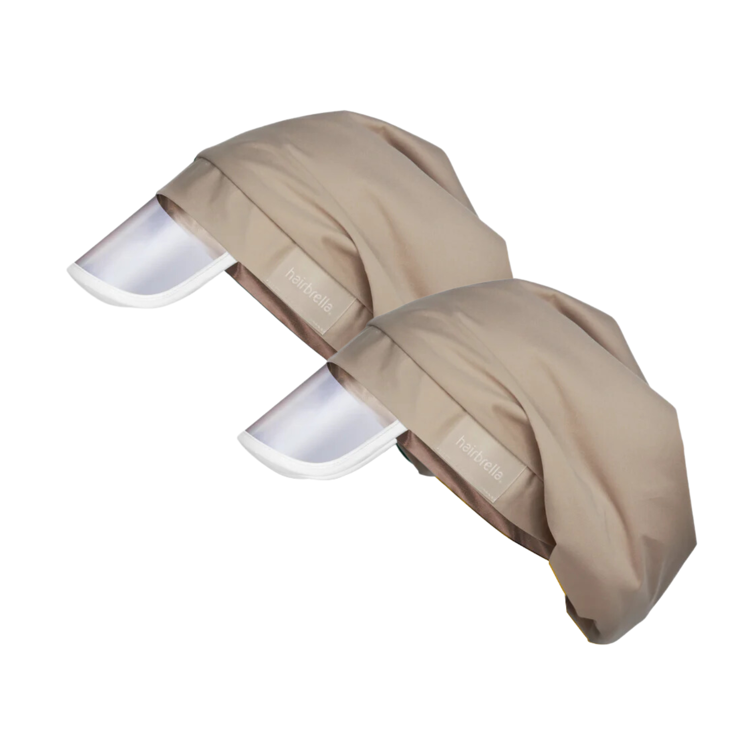 Hairbrella Classic Satin Lined Rain Hat Bundle (2 Pack) - Waterproof & Stylish Hair Protection for Women - Perfect for Rainy Days, Commuting & Outdoor Activities
