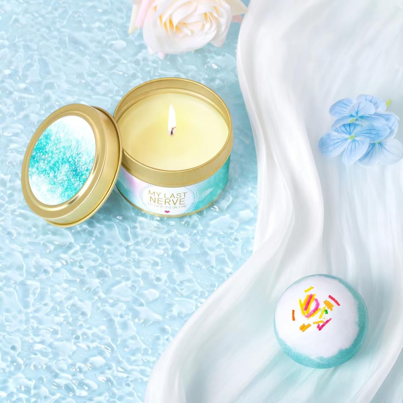 Relaxing Spa Gift Basket for Women - Birthday, Christmas, Valentine's Day & Mother's Day Gifts for Her, Mom, Wife, Girlfriend, Sister & Friends | Self Care & Pampering Gifts for Women | Perfect for Home Spa Nights, Stress Relief & Special Occasions