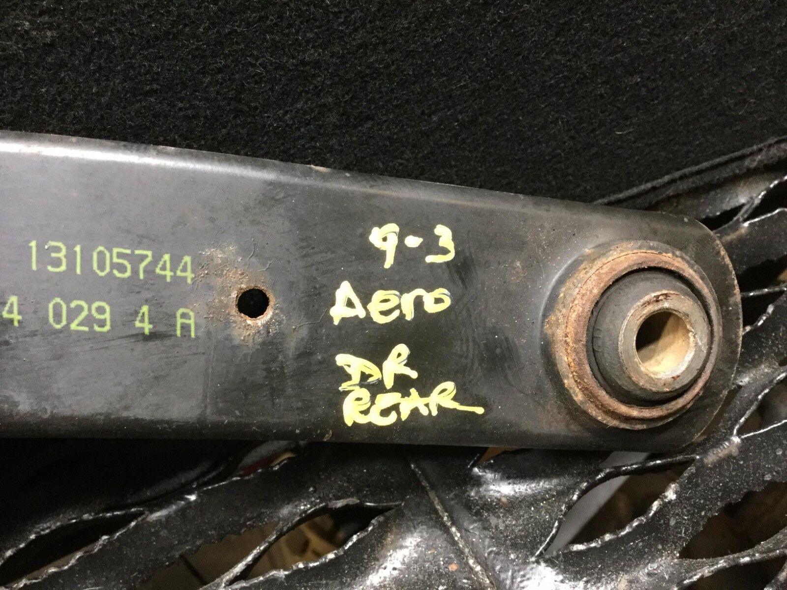 2003-2008 Saab 9-3 Left Rear Upper Control Arm OEM 13105744 - Perfect for Suspension Repair & Maintenance