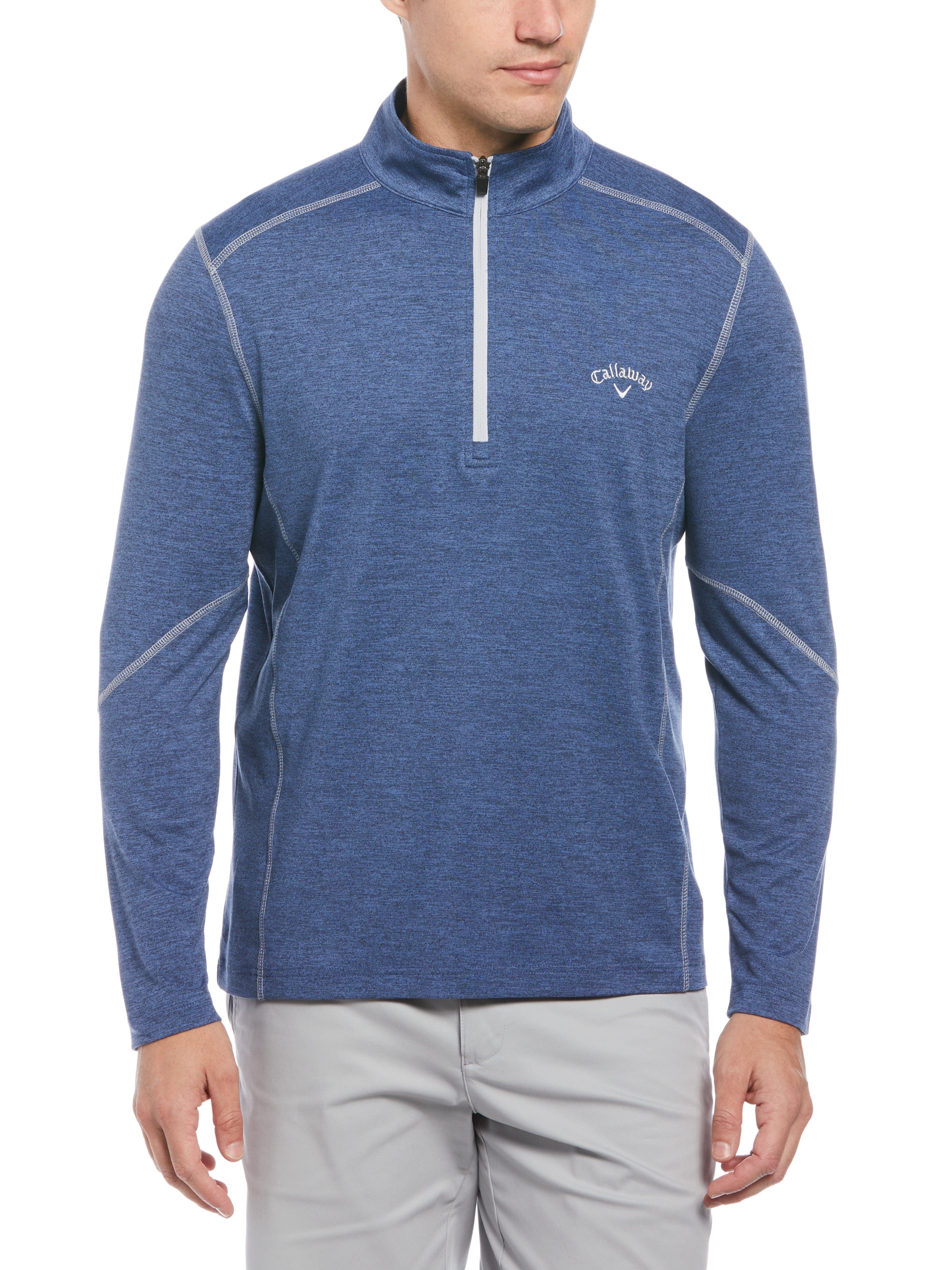Men's Lightweight Quarter Zip Golf Pullover - Breathable & Moisture-Wicking - Perfect for Golfing, Running & Outdoor Activities