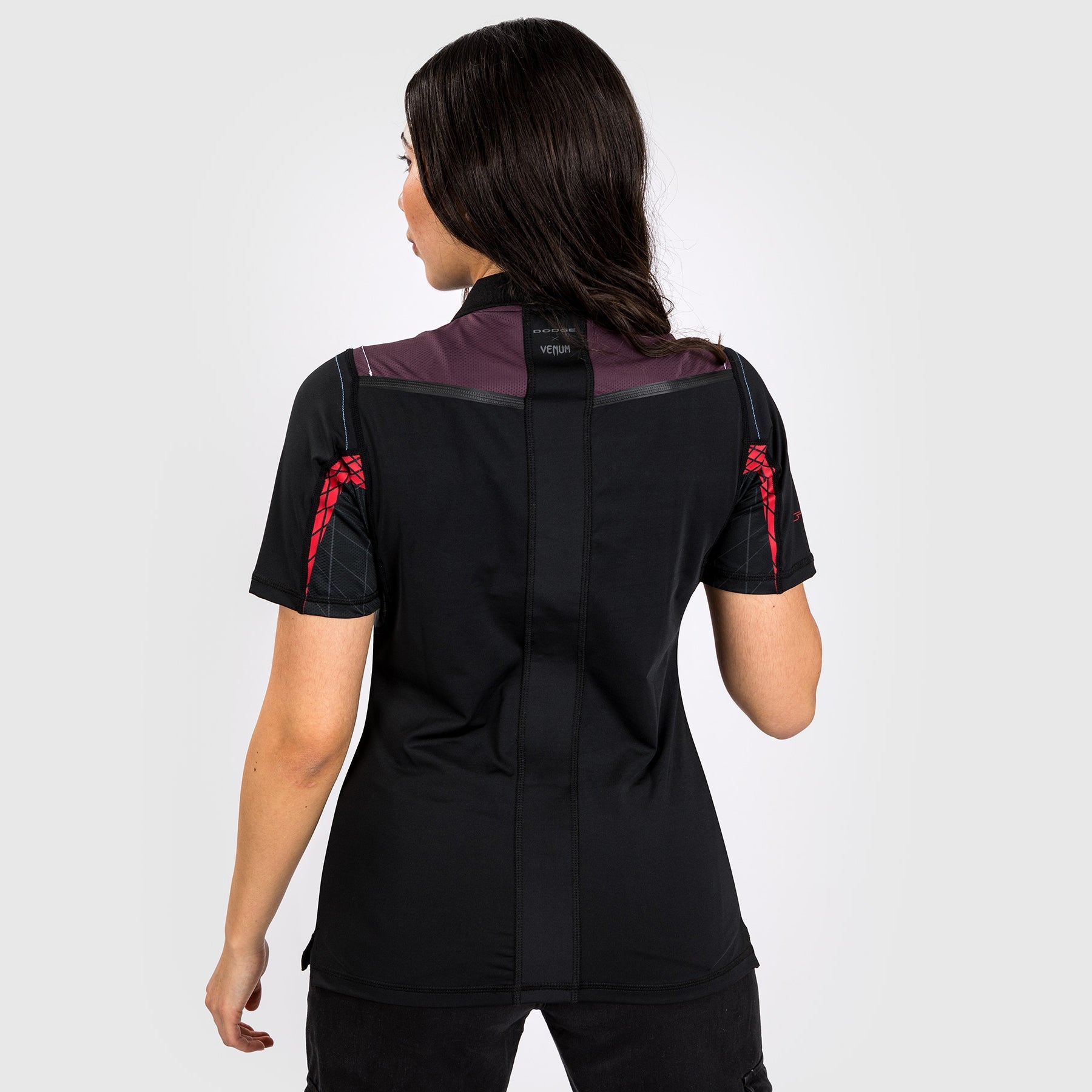Venum x Dodge Banshee Women's Dry Tech Polo Shirt - Moisture Wicking Performance Top for Fitness, MMA & Active Lifestyle