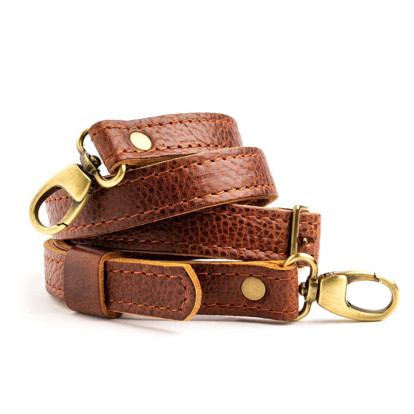 Premium Genuine Leather Crossbody Strap - Adjustable Shoulder Bag Strap for Women & Men - Perfect for Travel, Shopping & Everyday Use