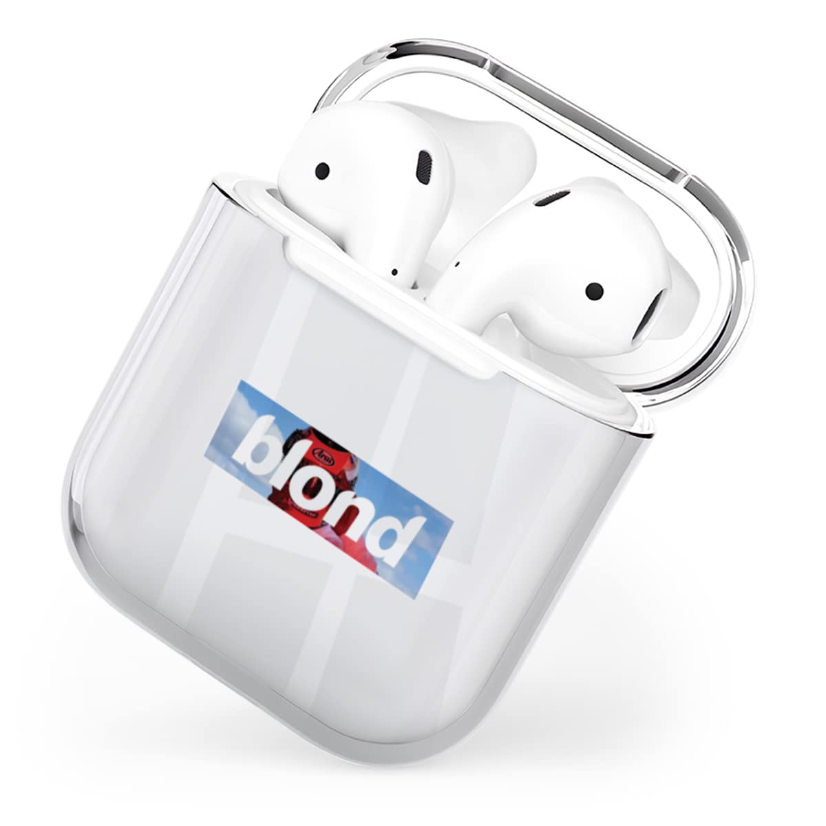 Premium Hard Case Cover Compatible with AirPods Pro & Earpods - Wireless Charging, Durable Protection, Stylish Ocean & Blonde Print Design - Perfect for Travel, Gym & Everyday Use