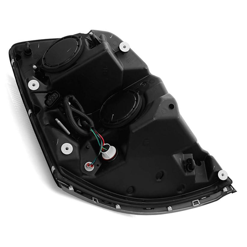 Volvo VNL VNM Semi Truck Headlights (2004-2018) - Black Bezel Replacement for Night Driving